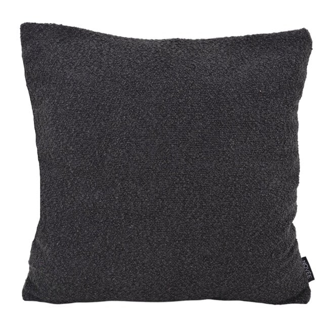 Bouclé Zwart | 45 x 45 cm | Kussenhoes | Polyester