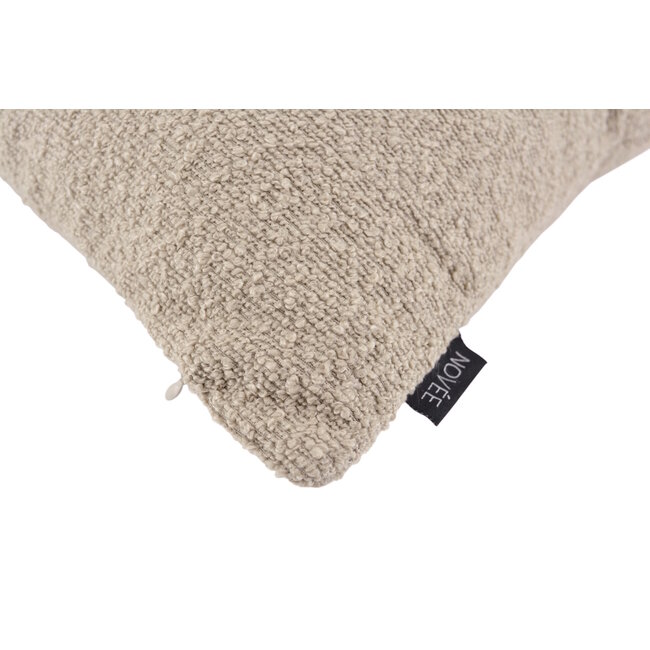 Bouclé Beige Kissenbezug | 45x45 cm | Polyester
