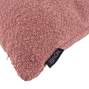 Bouclé Altrosa Kissenbezug | 45x45 cm | Polyester