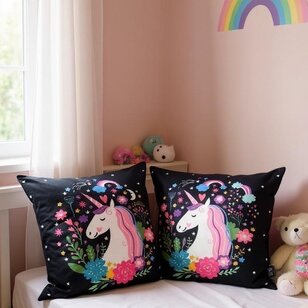 Unicorn/Eenhoorn #1 Kussenhoes | 45x45 cm | Katoen/Polyester
