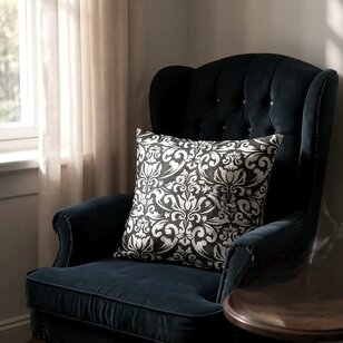 Barok Zwart/Wit Kussenhoes | 45x45 cm | Katoen/Polyester