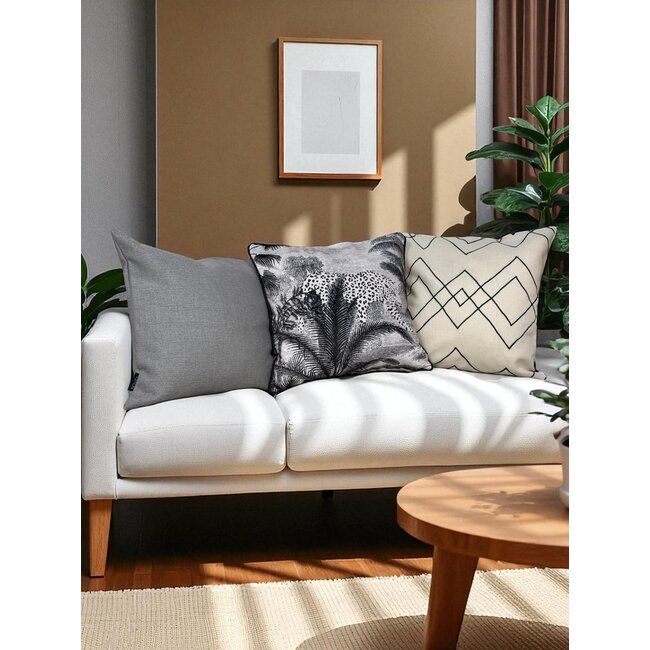 Sierkussen Madeira Grijs | 45 x 45 cm | Polyester