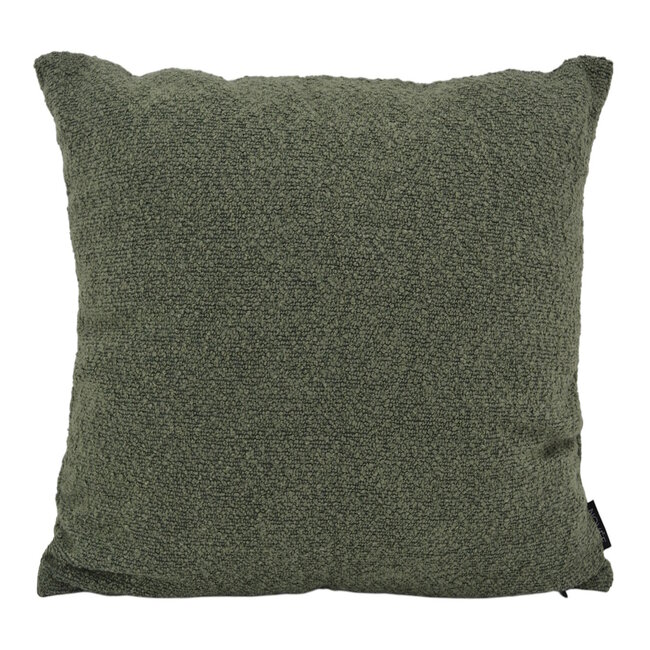Sierkussen Bouclé Legergroen | 45 x 45 cm | Polyester