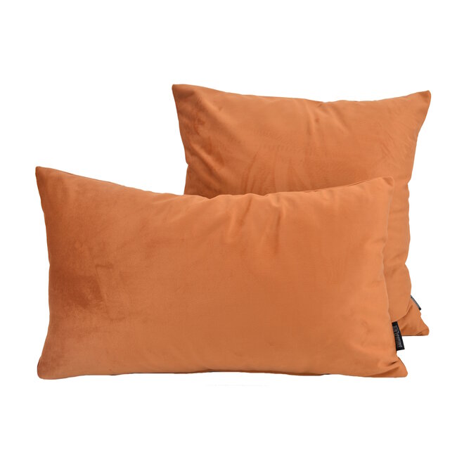 Velvet Terracotta Kissenbezug | 45x45 cm | Polyester