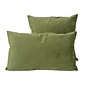 Velvet Olijfgroen Kussenhoes | 30x50 cm | Polyester