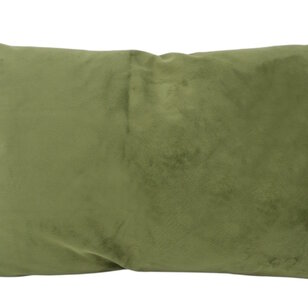 Sierkussen Velvet Olijfgroen Long | 30 x 50 cm | Velvet/Polyester