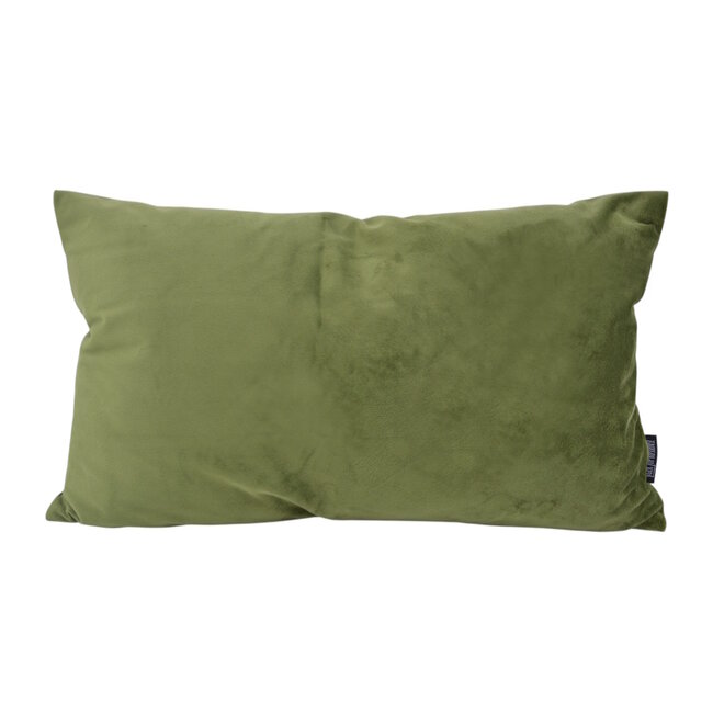 Velvet Olijfgroen Long | 30 x 50 cm | Kussenhoes | Polyester