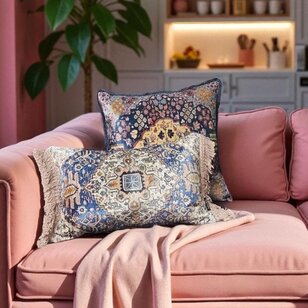 Persian Veda Kussenhoes | 45x45 cm | Viscose/Katoen