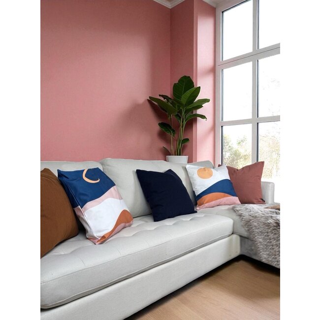 Sierkussen Coco Blauw | 45 x 45 cm | Corduroy/Polyester