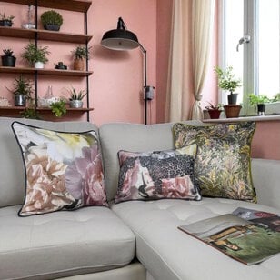 Velvet Jungle Green Kussenhoes | 45x45 cm | Velvet/Polyester
