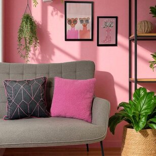 Teddy Roze Kussenhoes | 45x45 cm | Polyester