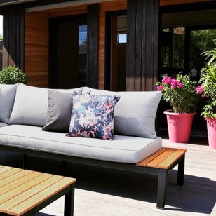 Sierkussen Floral Lila - Outdoor | 45 x 45 cm | Katoen/Polyester