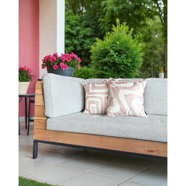 Abstract Swirl - Outdoor Kussenhoes | 45x45 cm | Katoen/Polyester