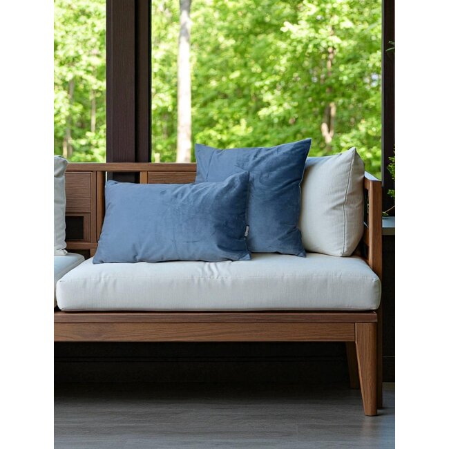 Sierkussen Velvet Blauw | 45 x 45 cm | Velvet/Polyester
