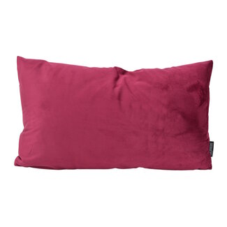Gek op kussens! Velvet Wijnrood Long | 30 x 50 cm | Kussenhoes | Polyester