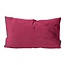 Gek op kussens! Velvet Wijnrood Long | 30 x 50 cm | Kussenhoes | Polyester
