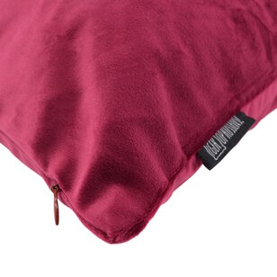 Velvet Wijnrood Kussenhoes | 45x45 cm | Polyester