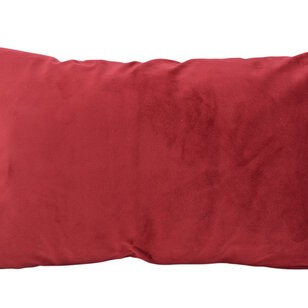 Velvet Donkerrood Kussenhoes | 30x50 cm | Polyester