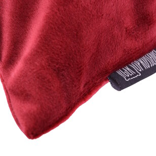 Velvet Donkerrood Kussenhoes | 30x50 cm | Polyester