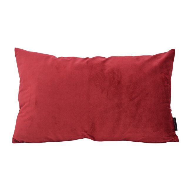 Sierkussen Velvet Donkerrood Long | 30 x 50 cm | Velvet/Polyester
