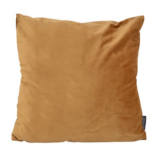 Velvet Goud/Bruin Kussenhoes | 45x45 cm | Polyester