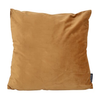 Gek op kussens! Velvet Goud/Bruin Kussenhoes | 45x45 cm | Polyester