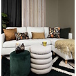 Velvet Goud/Bruin Kussenhoes | 45x45 cm | Polyester