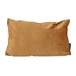 Velvet Goud/Bruin Kussenhoes | 30x50 cm | Polyester