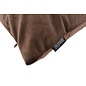 Velvet Donkerbruin Kussenhoes | 45x45 cm | Polyester