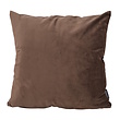 Sierkussen Velvet Donkerbruin | 45 x 45 cm | Velvet/Polyester