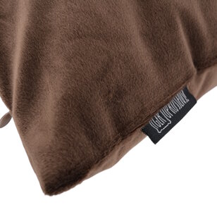 Sierkussen Velvet Donkerbruin | 45 x 45 cm | Velvet/Polyester