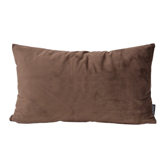 Velvet Donkerbruin Long | 30 x 50 cm | Kussenhoes | Polyester