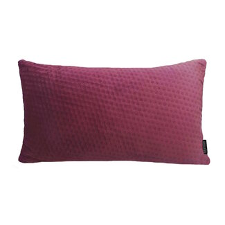 Gek op kussens! Red Velvet Button | 30 x 50 cm | Kussenhoes | Polyester