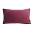 Red Velvet Button | 30 x 50 cm | Kussenhoes | Polyester