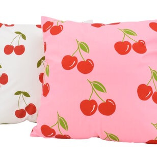 Sierkussen Red Cherry | 45 x 45 cm | Katoen/Polyester