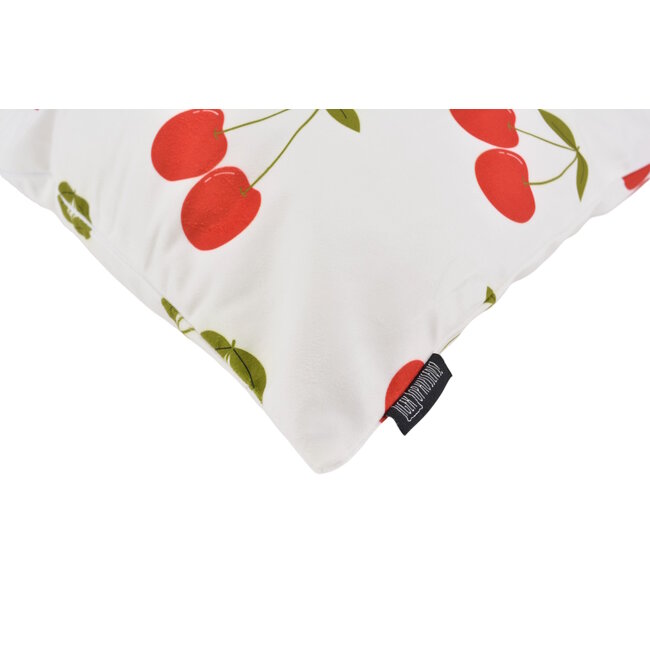 Sierkussen Red Cherry | 45 x 45 cm | Katoen/Polyester