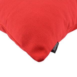 Uni Rood Kussenhoes | 45x45 cm | Katoen/Polyester