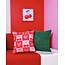 Cherry Heart Kissenbezug | 45x45 cm | Baumwolle/Polyester