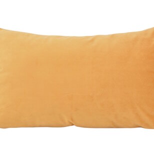 Velvet Okergeel Kussenhoes | 30x50 cm | Polyester