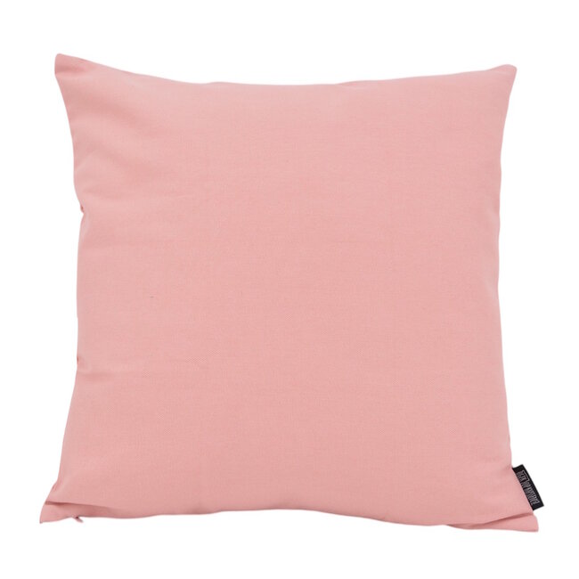 Sierkussen Uni Roze | 45 x 45 cm | Katoen / Polyester