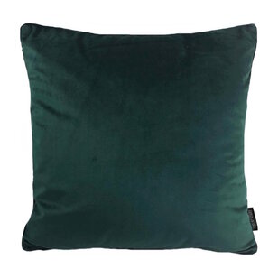 Velvet Intens Donkergroen Kussenhoes | 45x45 cm | Polyester