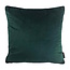 Velvet Intens Donkergroen Kussenhoes | 45x45 cm | Polyester