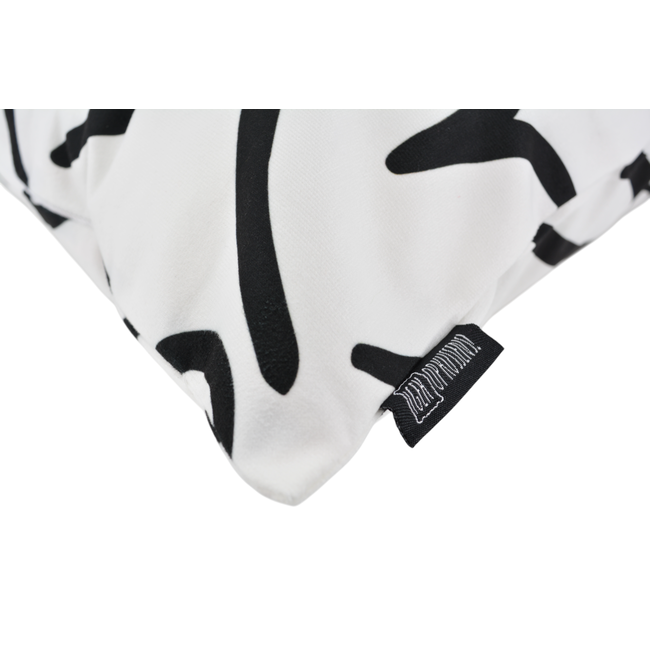 Hartjes Wit Kussenhoes | 45x45 cm | Katoen/Polyester