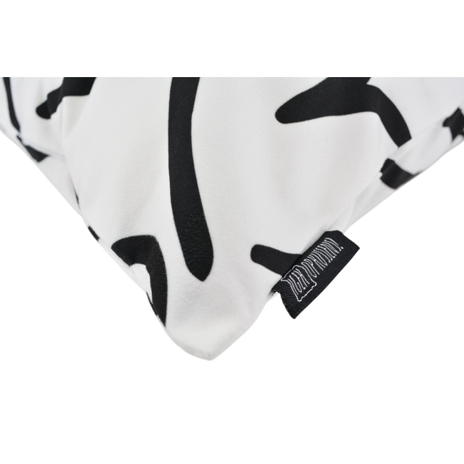 Sierkussen Hartjes Wit | 45 x 45 cm | Katoen/Polyester