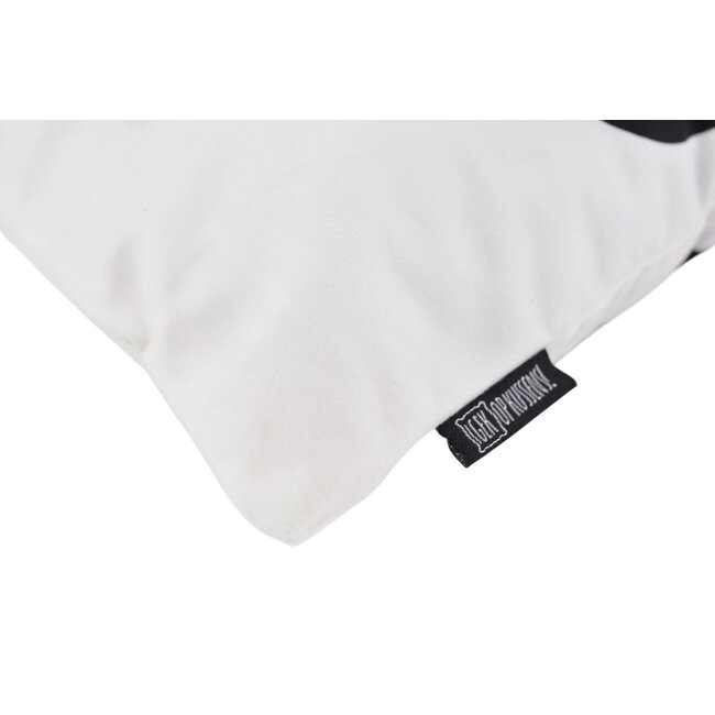 Sierkussen Hello Wit | 30 x 50 cm | Katoen/Polyester