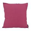 Sierkussen Uni Wijnrood | 45 x 45 cm | Katoen / Polyester