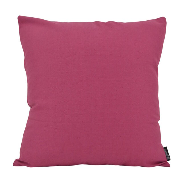 Sierkussen Uni Wijnrood | 45 x 45 cm | Katoen / Polyester