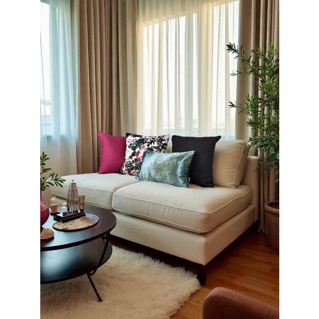 Uni Weinrot Kissenbezug | 45x45 cm | Baumwolle/Polyester