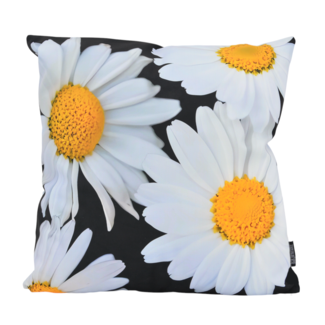 Gek op kussens! Daisies Kissenbezug | 45x45 cm | Baumwolle/Polyester