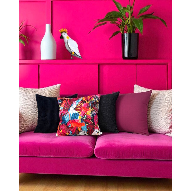 Bold Cockatoo | 45 x 45 cm | Kussenhoes | Katoen/Polyester
